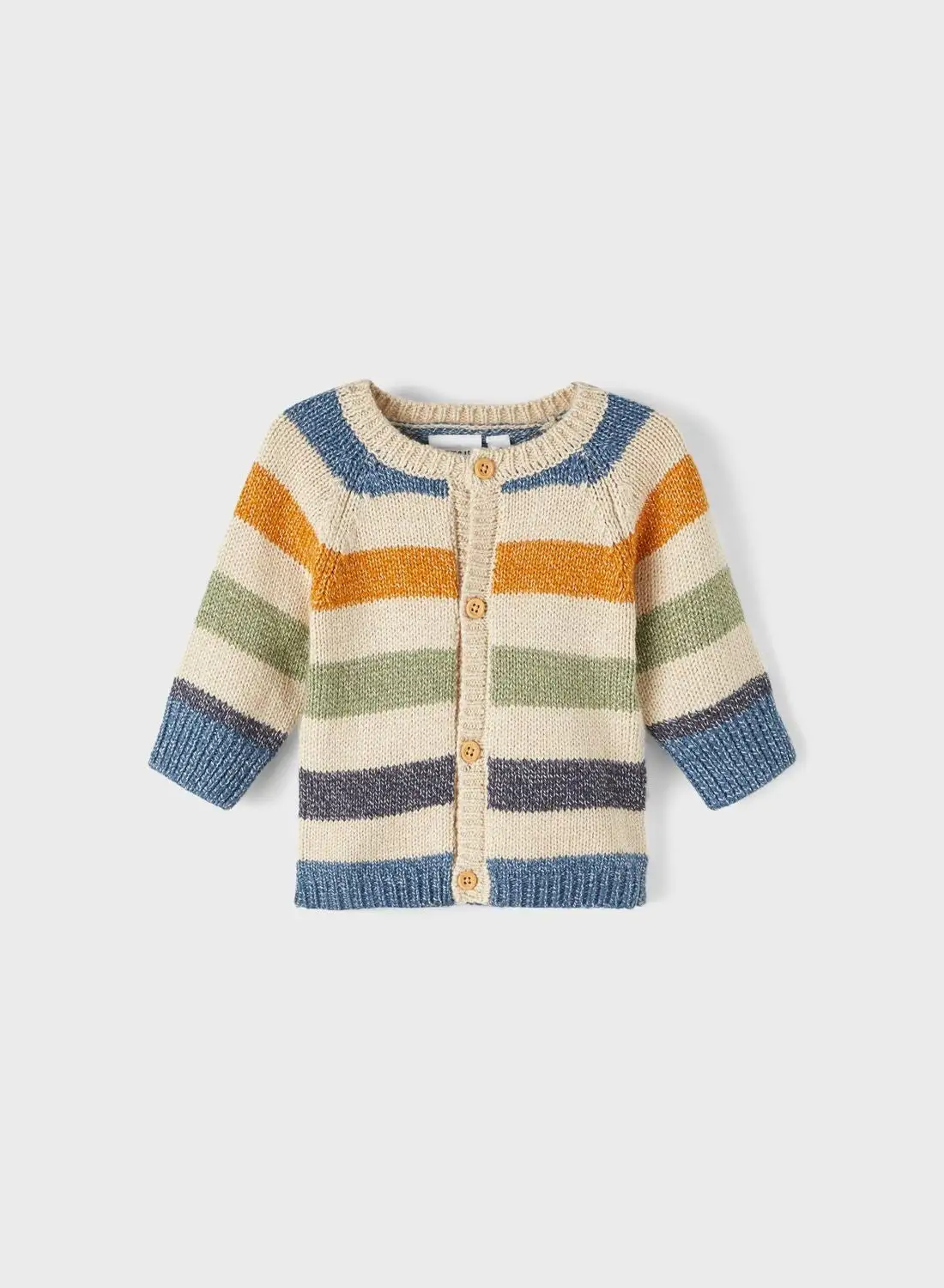 NAME IT Kids Striped Knitted Cardigan