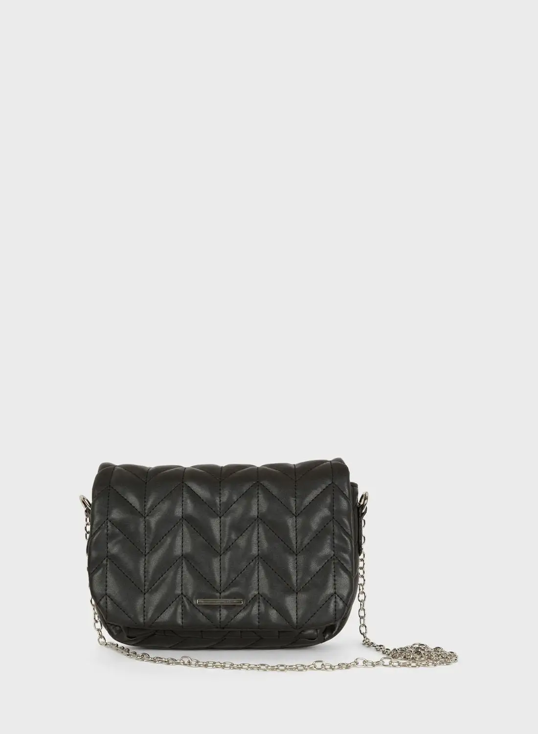 DeFacto Flap Over Chain Detailed Crossbody Bag