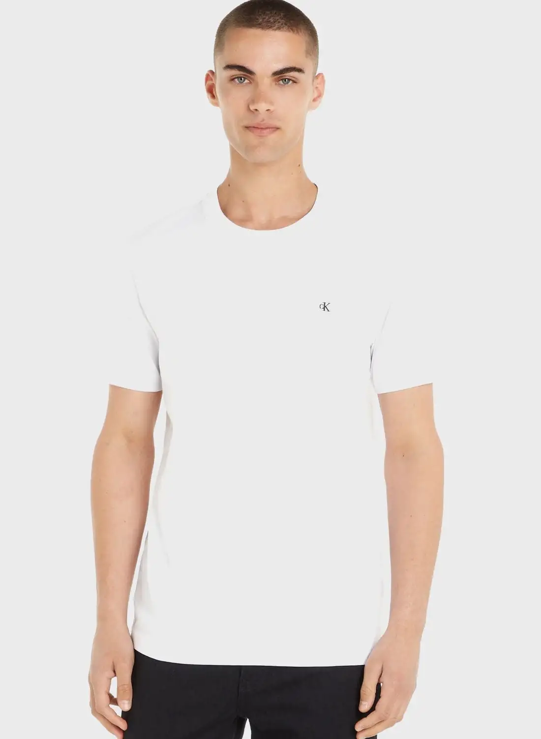 Calvin Klein Jeans Monogram Crew Neck T-Shirt