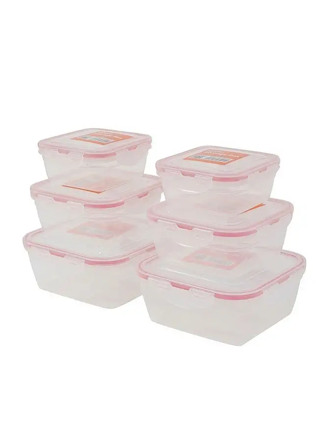 Yonovo 6-Piece Plastic Airtight Container Storage Box Set