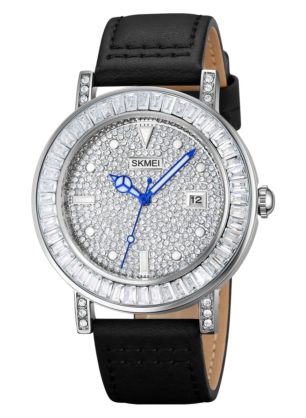 SKMEI Men's Water Resistant quartz Wrist watch 1953 Black