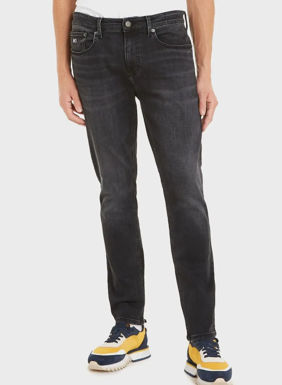 TOMMY JEANS Mid Wash Slim Fit Jeans