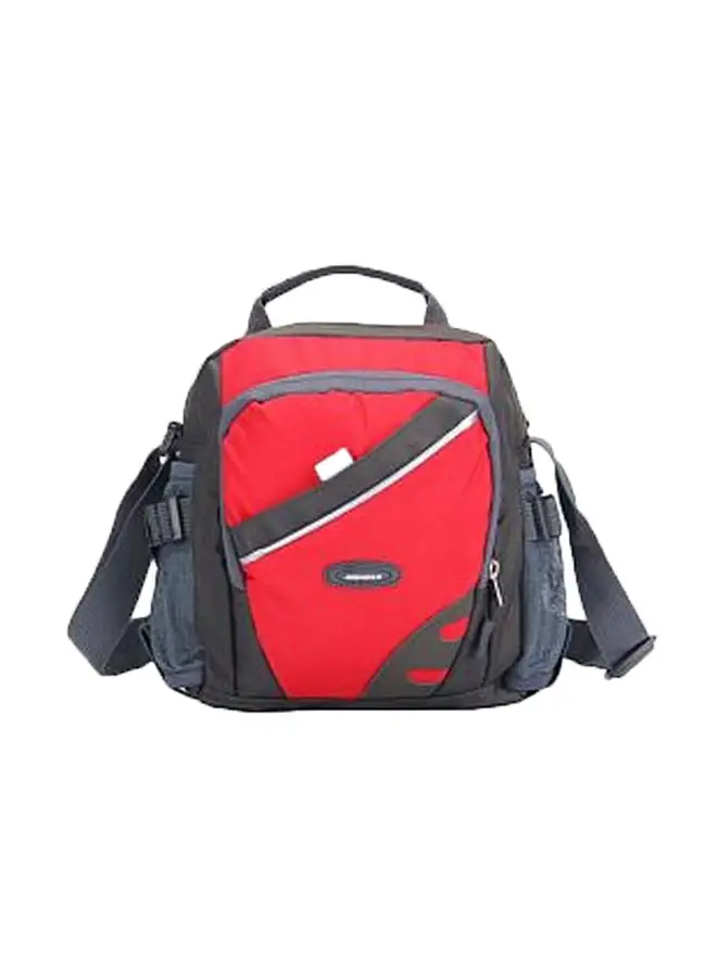 BAGGRA Nylon Crossbody Bag Red/Black