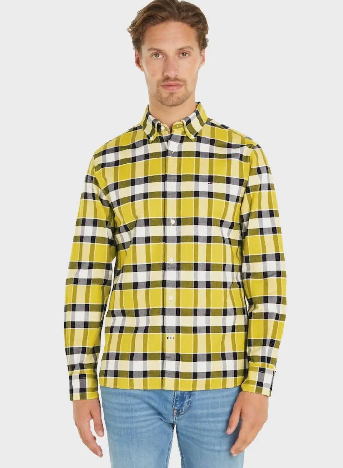 TOMMY HILFIGER Oxford Checked Regular Fit Shirt