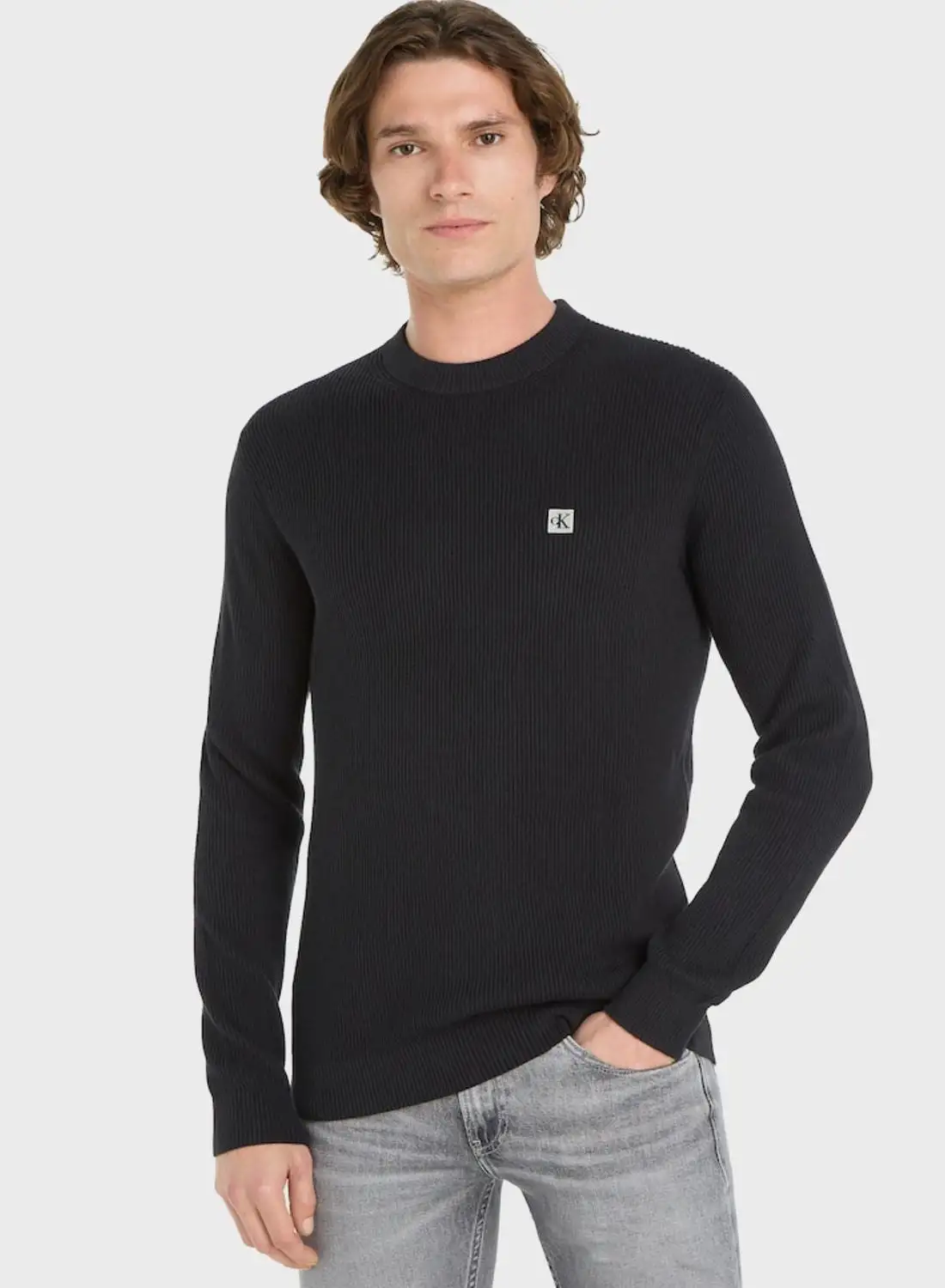 Calvin Klein Jeans Monogram Crew Neck Sweater