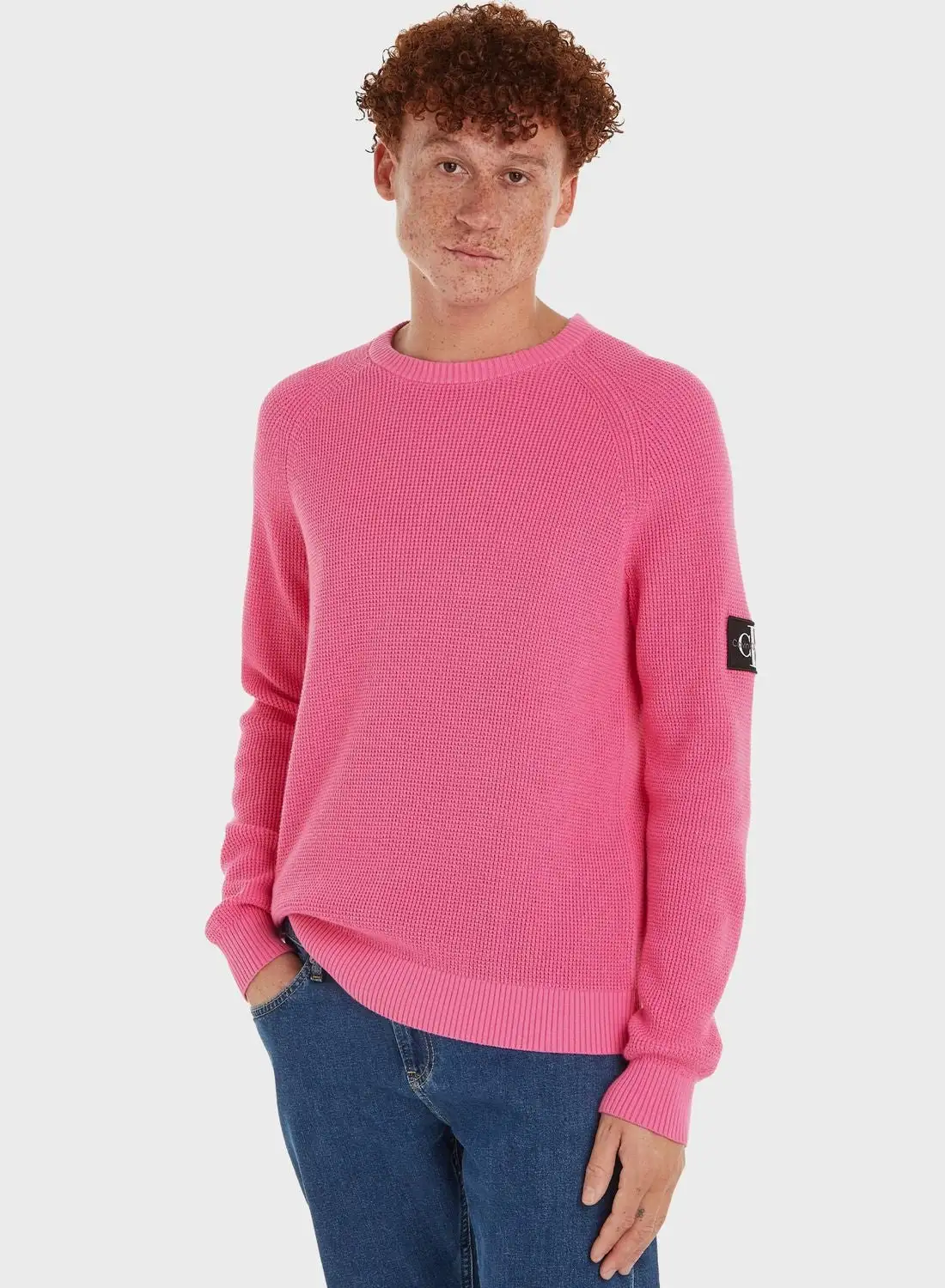 Calvin Klein Jeans Badge Crew Neck Sweater