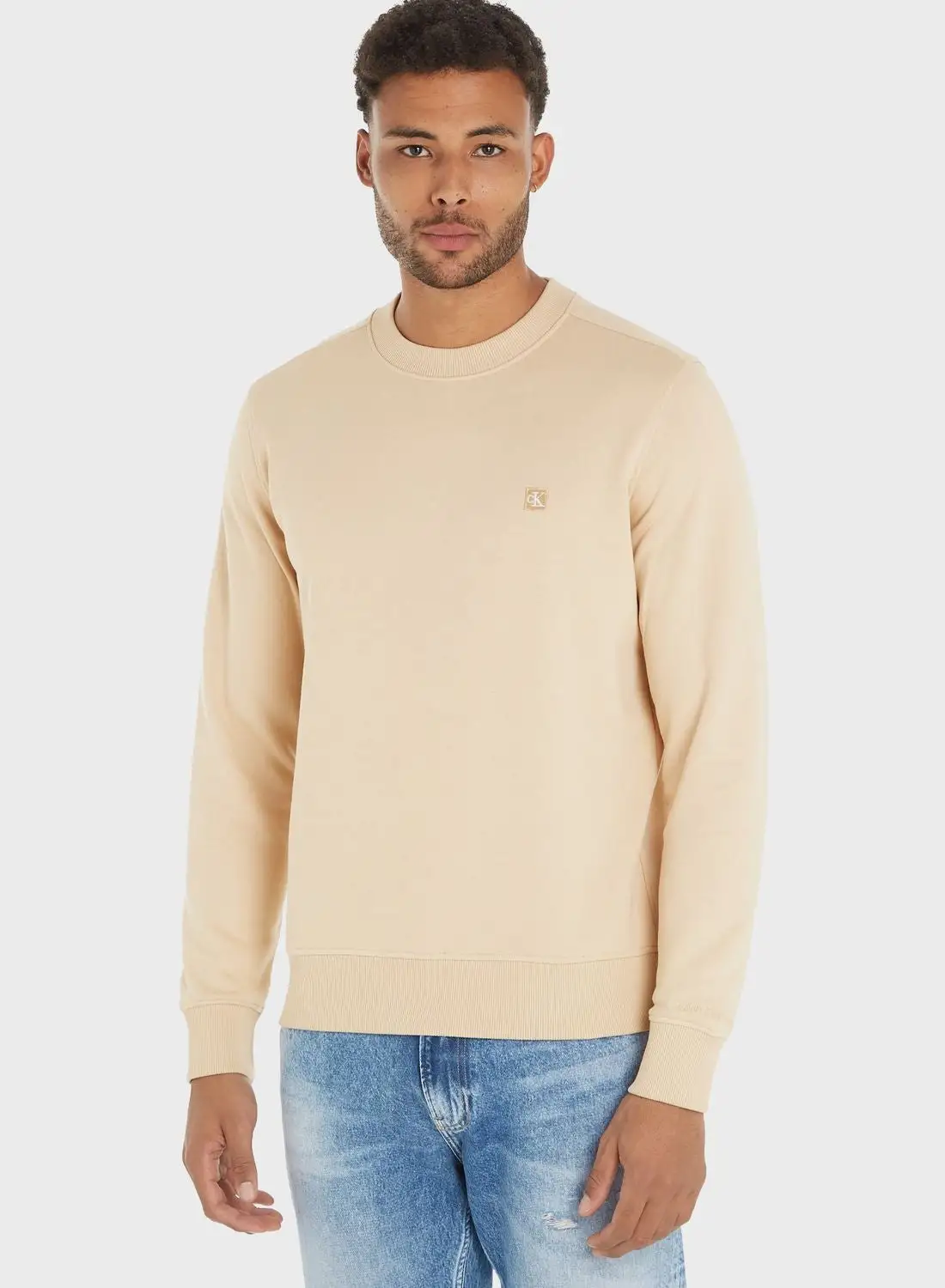 Calvin Klein Jeans Monogram Crew Neck Sweatshirt