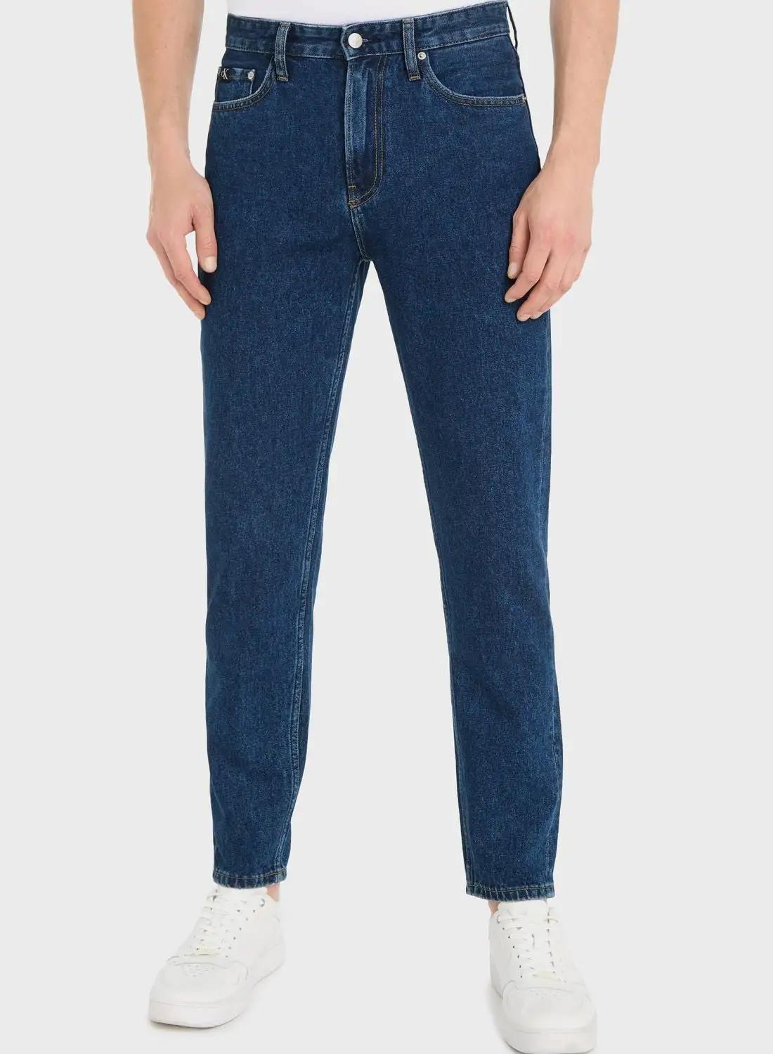 Calvin Klein Jeans Mid Wash Taper Jeans