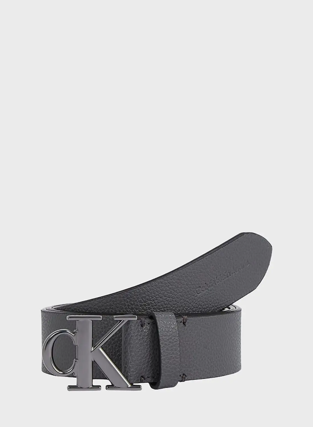 Calvin Klein Jeans Ro Mono Plaque Leather Belt 35Mm Belt