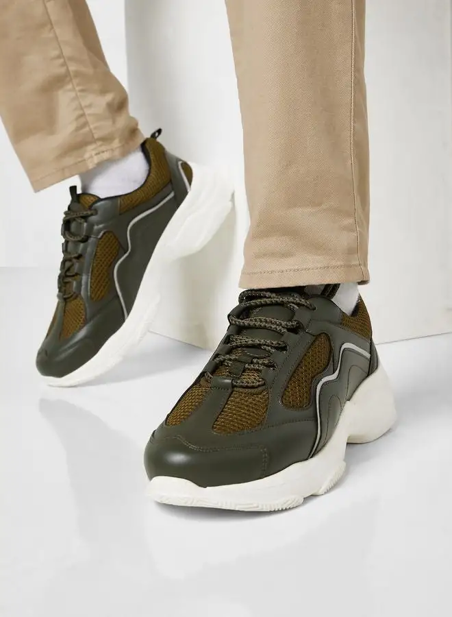 Seventy Five Chunky Sole Light Weight Sneakers