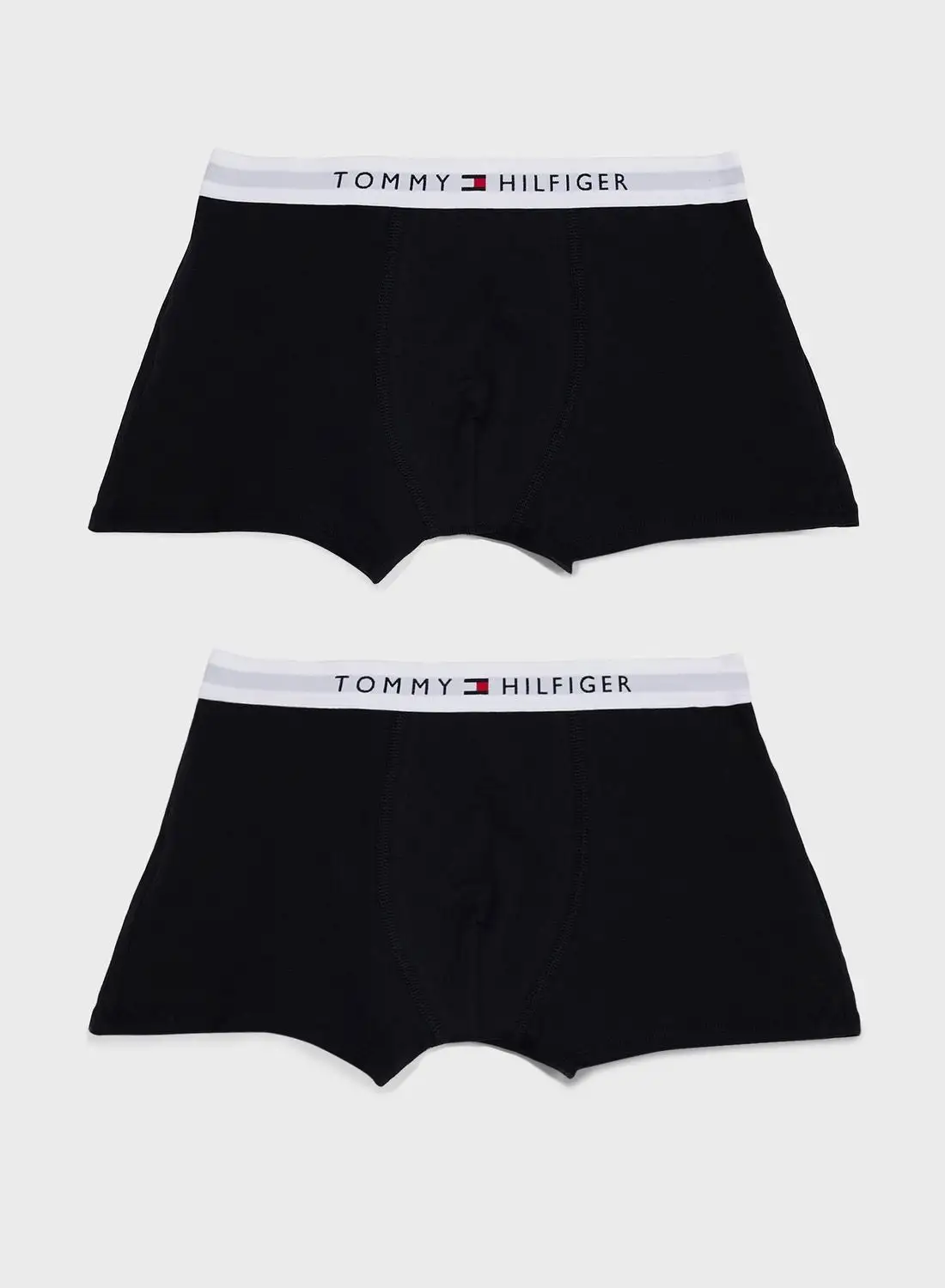 TOMMY HILFIGER Youth 2 Pack Logo Band Trunks