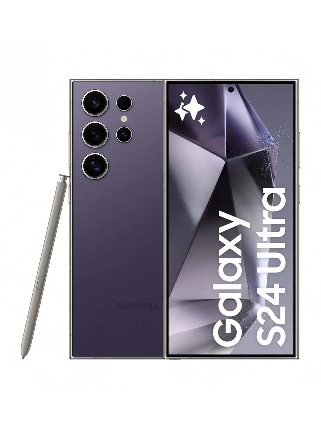 Samsung Galaxy S24 Ultra Dual SIM Titanium Violet 12GB RAM 256GB 5G - Middle East Version