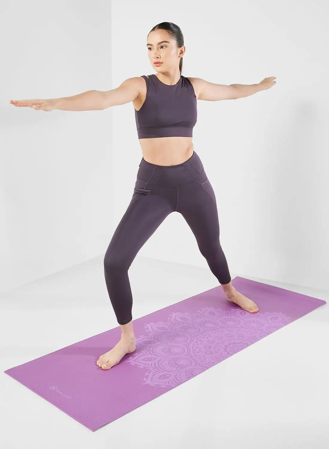 Gaiam 6Mm  Premium Mandala Yoga Mat