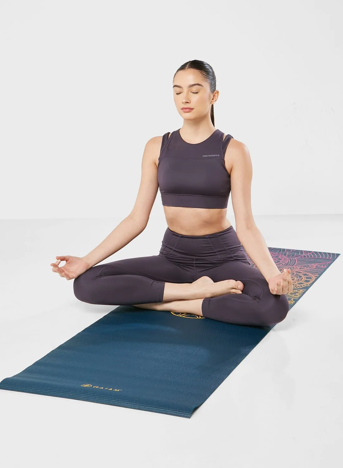 Gaiam 4Mm Classic Printed Vivid Zest Yoga Mat