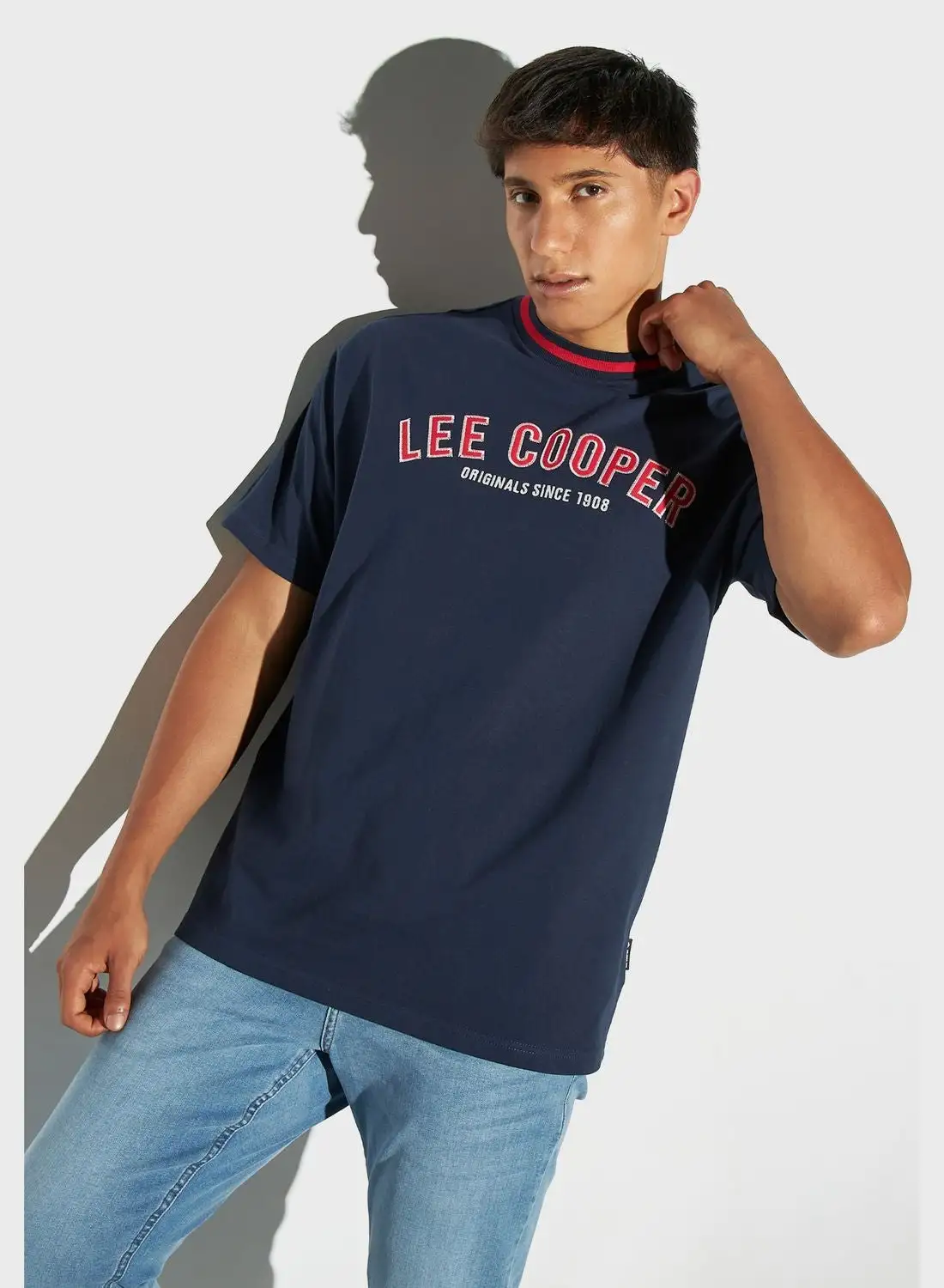 Lee Cooper Logo Crew Neck T-Shirt
