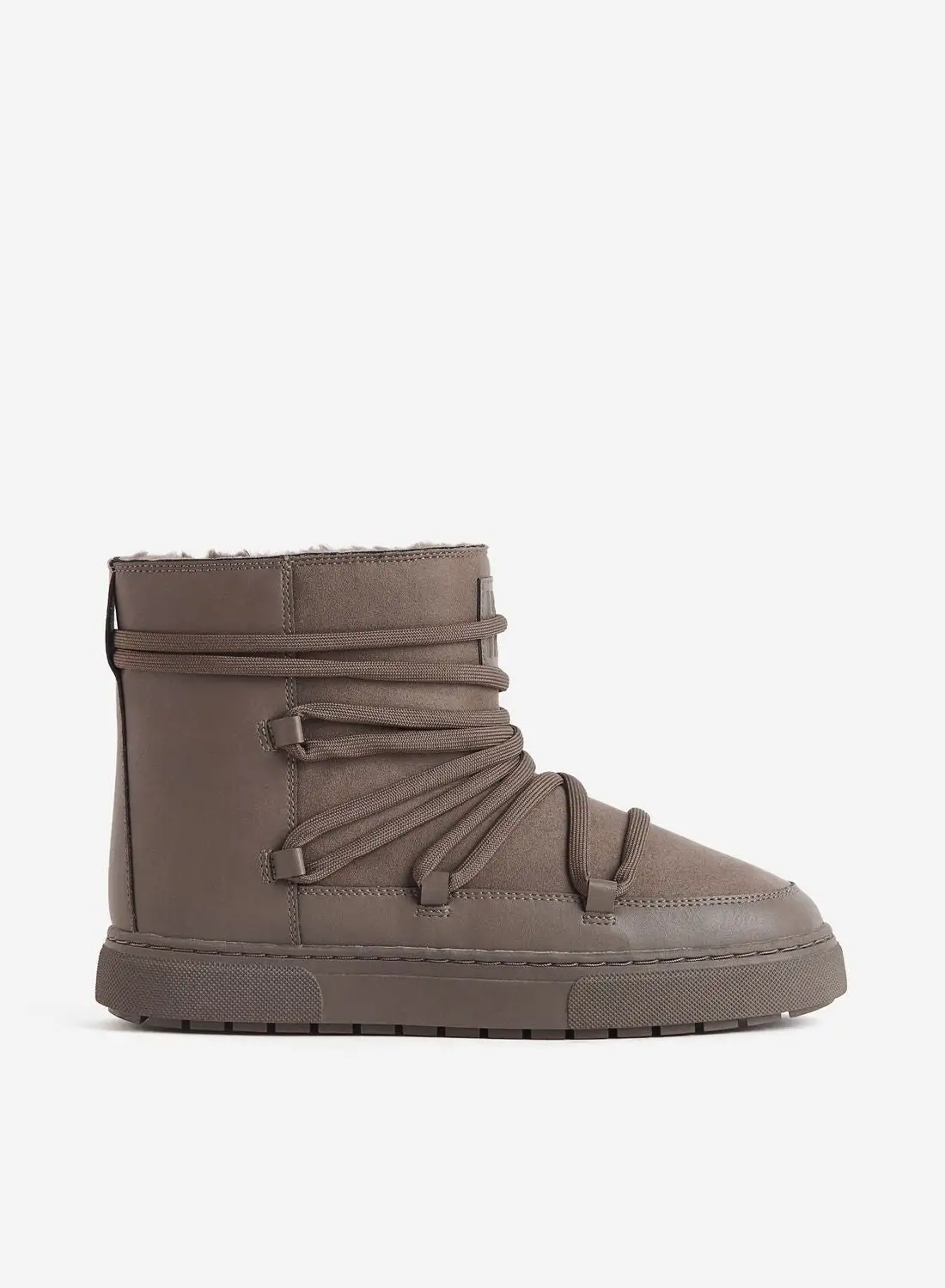 H&M Laced Padded Boots