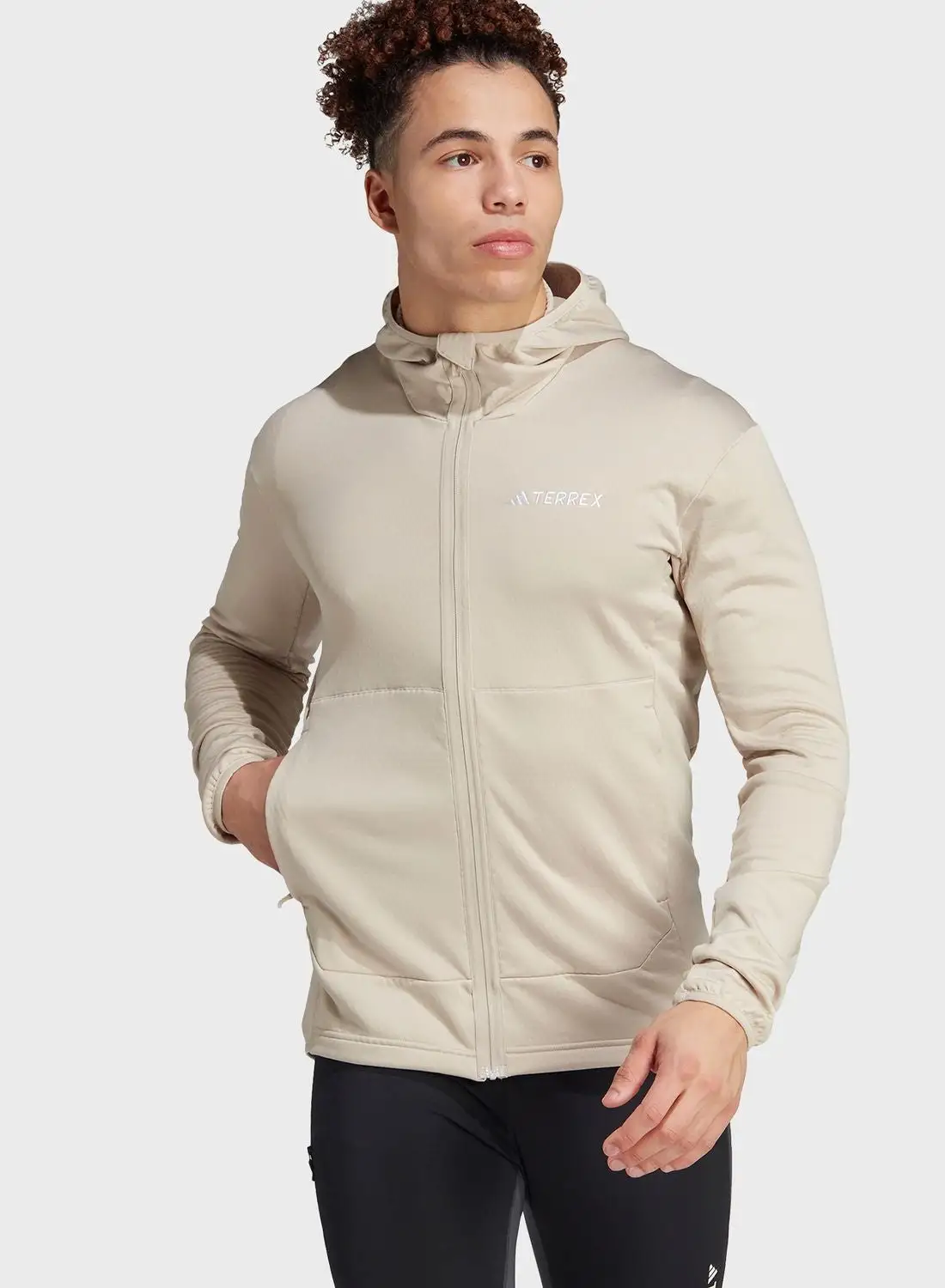 Adidas Xperior Light Fleece Hooded Jacket