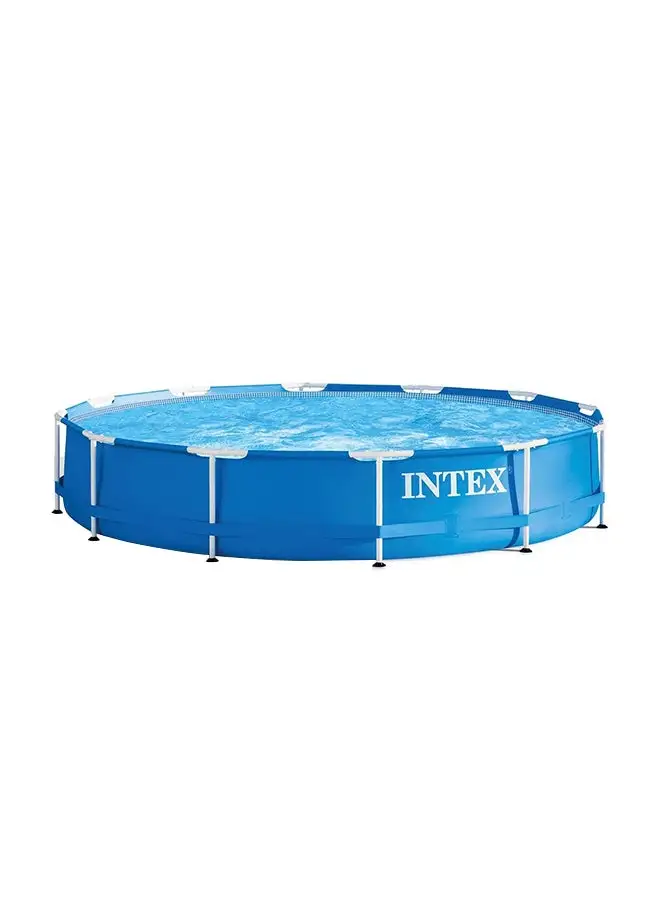 انتكس - حوض سباحة بإطار معدني مقاس 12 قدم × 30 بوصة