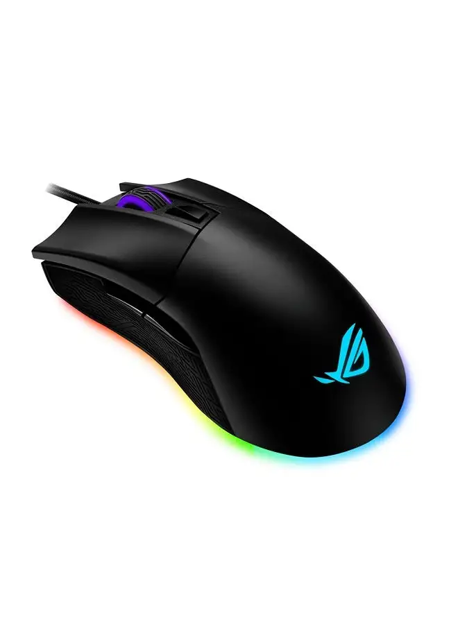 ASUS ROG Gladius II Origin: 12000 DPI Optical Sensor, 70 Million Click Omron Switches, And 100% PTFe Mouse Feet For Lightning-fast Swipes And Flawless Control