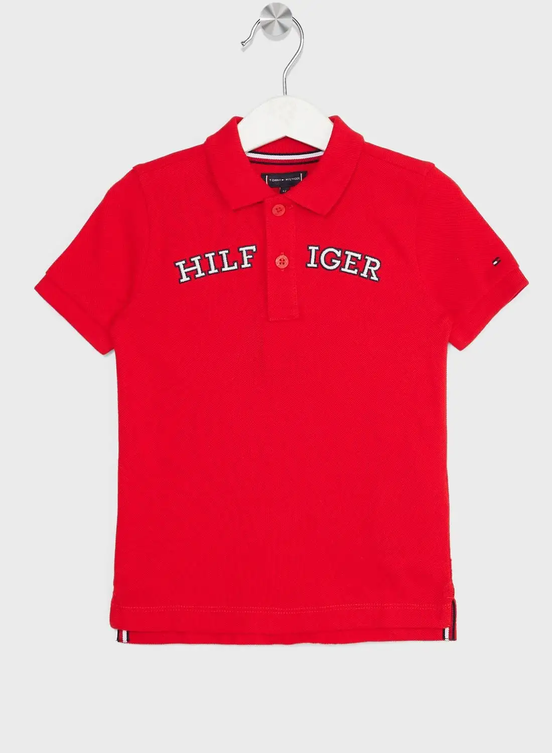 قميص بولو بطبعة شعار تومي هيلفيغر للأطفال