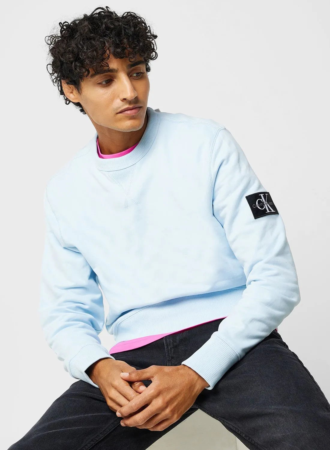Calvin Klein Jeans Badge Crew Neck Sweatshirt