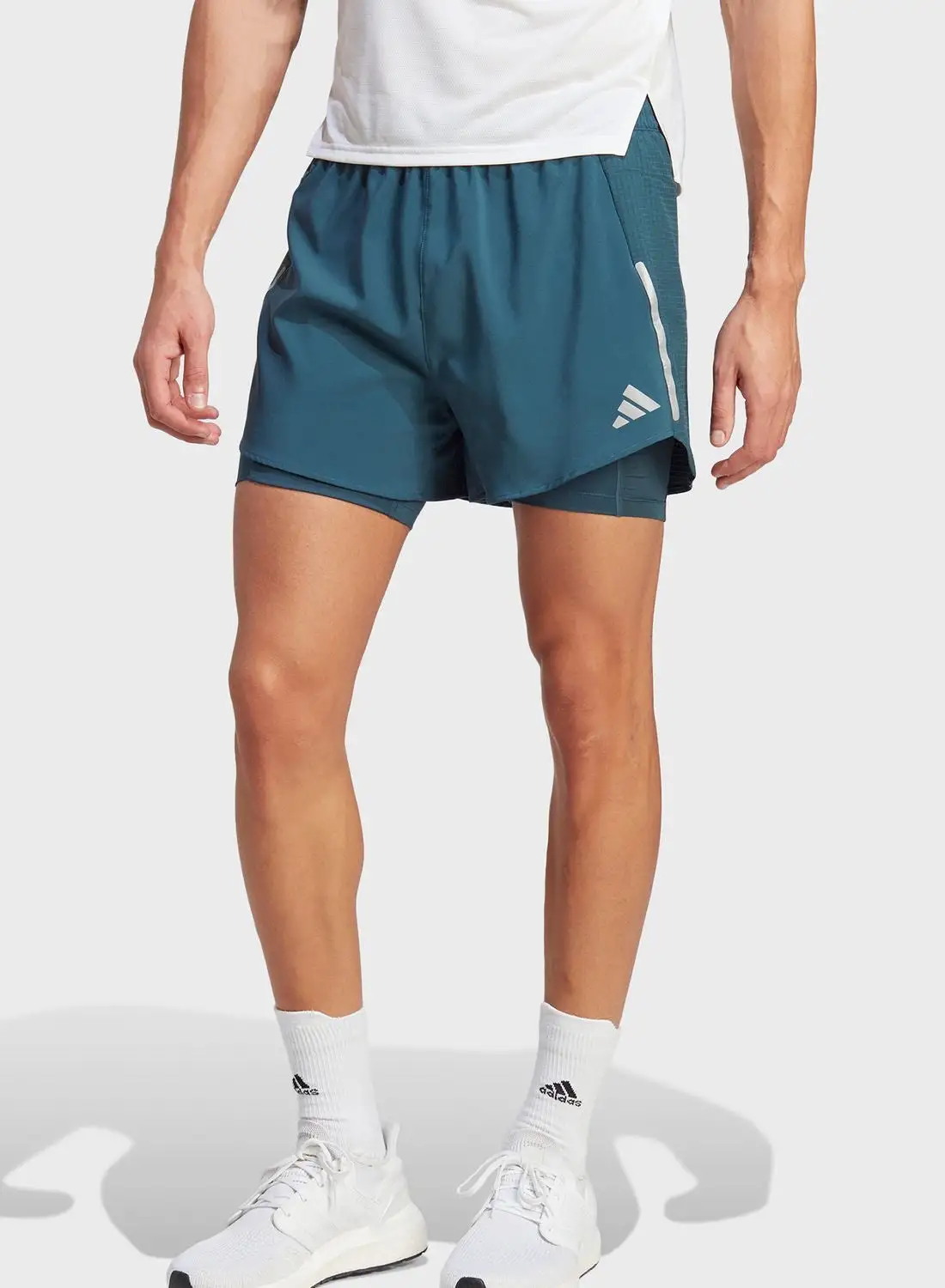 Adidas Designed For Running 2-In-1 Shorts