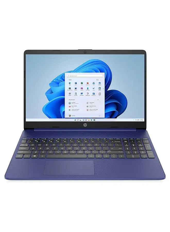 HP 15s-eq3006nx Laptop With 15.6-Inch FHD Display, AMD Ryzen 5 5625U Processor/8GB RAM/256GB SSD/AMD Radeon Graphics/Windows 11 Home English/Arabic Indigo blue