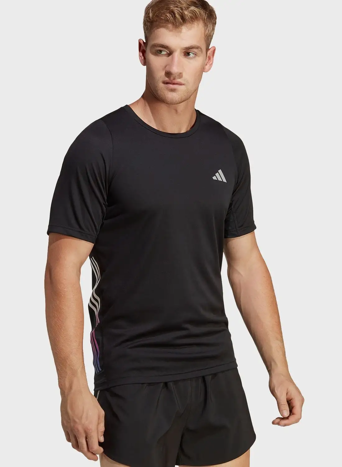 Adidas Run Icons 3-Stripes T-Shirt