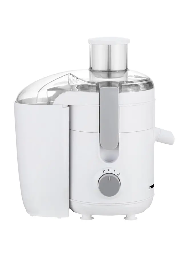 NIKAI 2 Speed Pulse Function Centrifugal Juicer Stainless Steel Filter 0.95 L 350 W NJ342A White