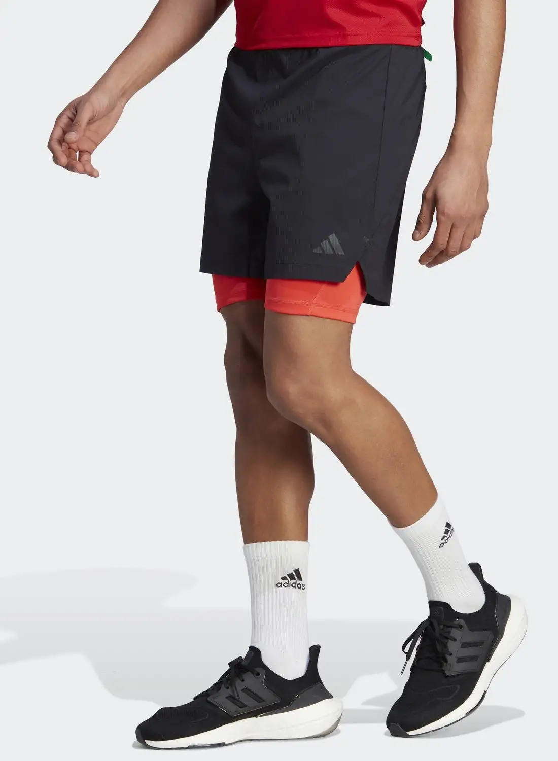 Adidas 2 In 1 Power Workout Shorts