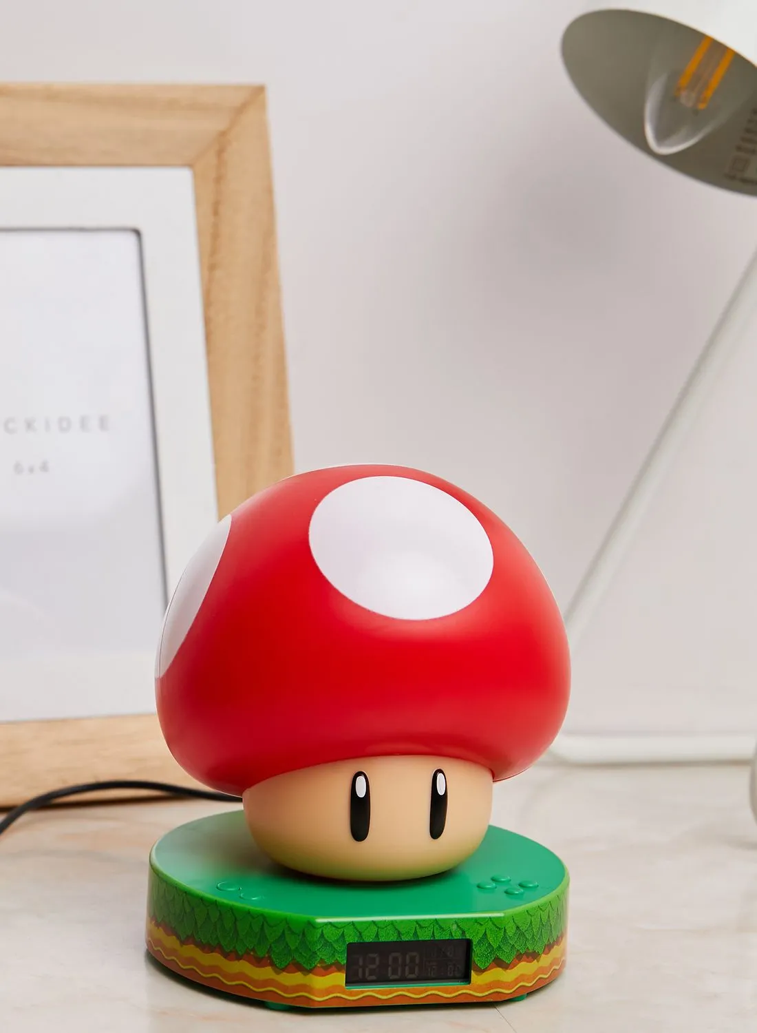 Paladone Super Mario Mushroom Digital Alarm Clock
