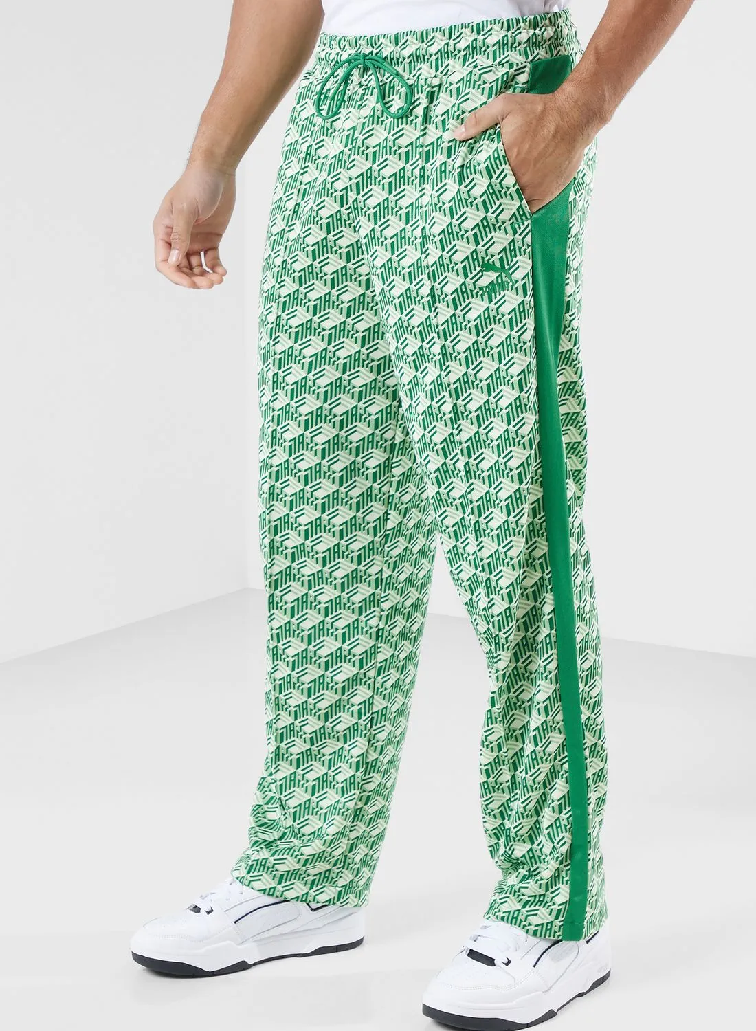 PUMA T7 All Over Printed Straight Pants