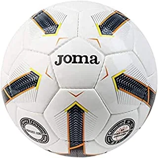 Joma 400357.108 FIFA Flame Soccer Ball, Size 5, White/Black