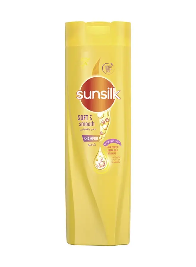 Sunsilk Shampoo For Soft And Smooth Hair With Silk Protein Argan Oil And Vitamin C 400ml