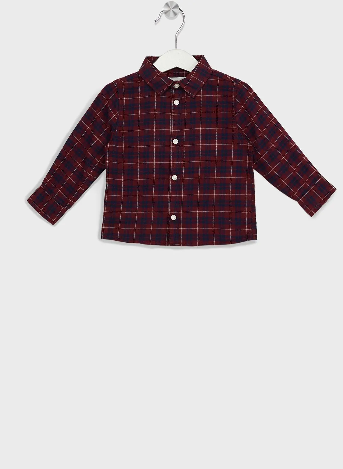 MANGO Infant Checks Regular Fit Shirt