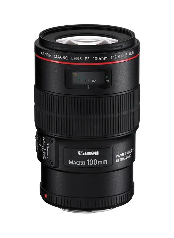 Canon EF100Mm f/2.8L Is USM Macro Prime Lens Black