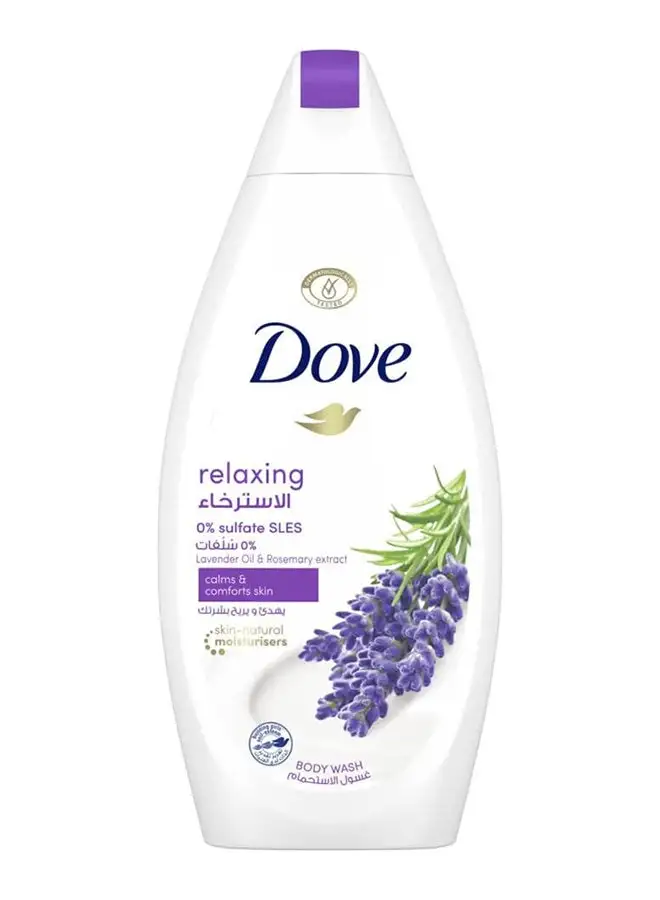 Dove Relaxing Body Wash With Lavender Oil And Rosemary Extract 500ml
