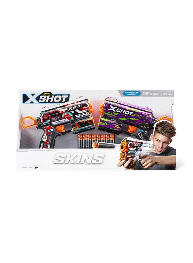 Zuru X-Shot Skins Flux 2Pk