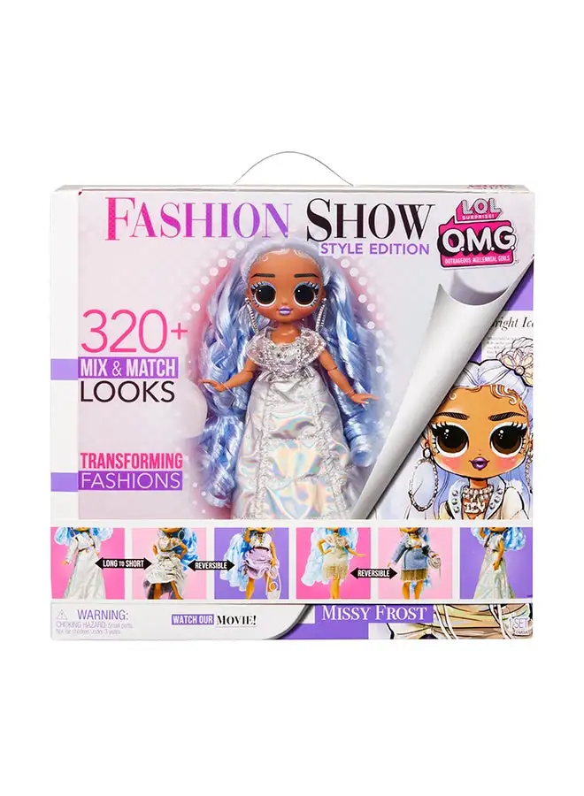 مفاجأة لول! Ashion Show Style Edition Missy Frost Fashion Doll W / 320+ إطلالات عصرية