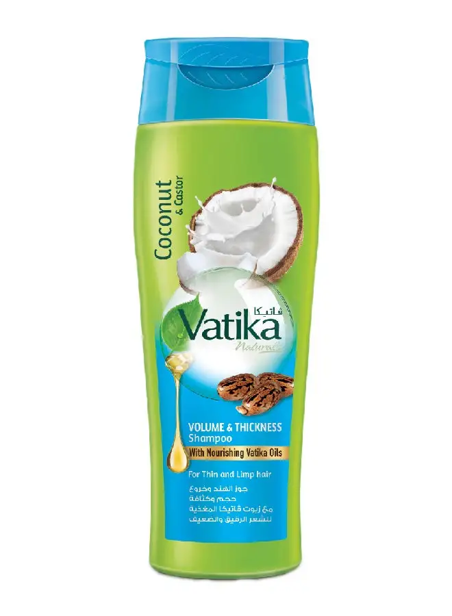 Dabur Volume And Thickness Shampoo Enriched With Coconut And Castor For Thin And Limp Hair 200ml