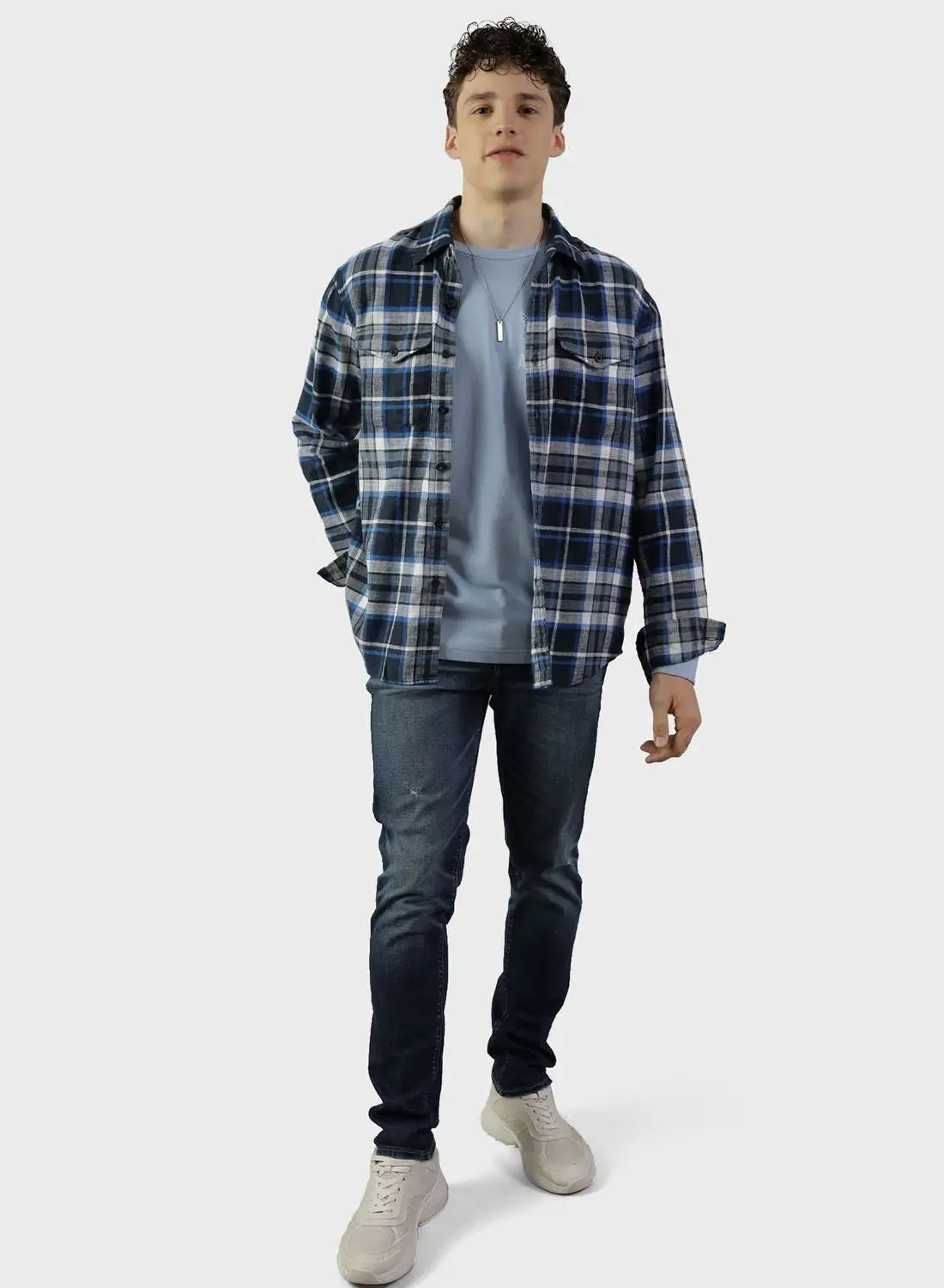 American Eagle Checked Regular Fit Shirt