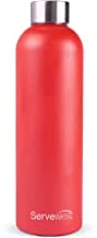 Osaka - Water Bottle 900 ml - Solid & Steel Real Red