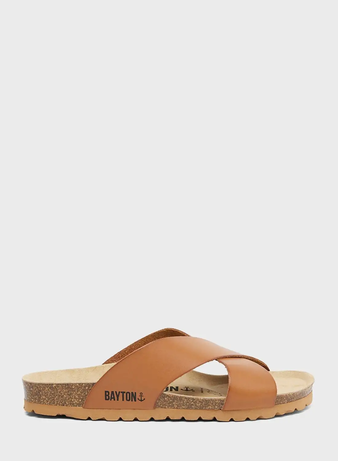 BAYTON Gomera Criss-Cross Leather Strap Sandals