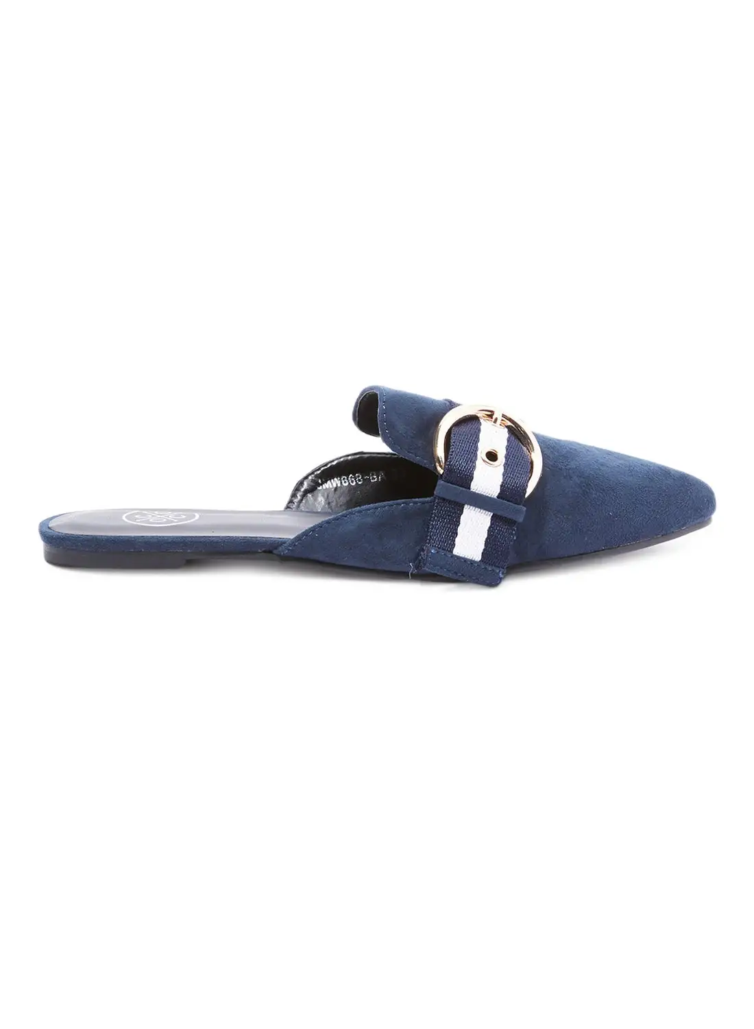 Coco Stephanie Tape Slip-Ons Navy