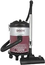 Edison Vacuum Cleaner Barrel 18L Red 1800W