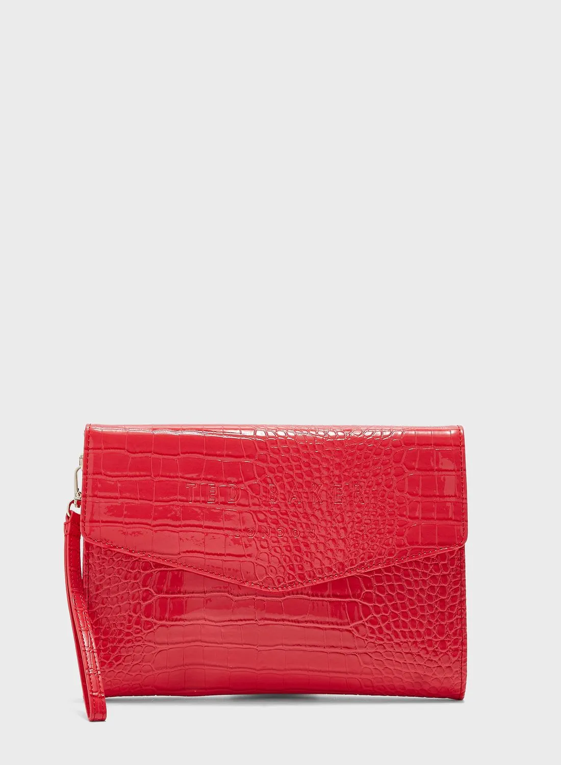 Ted Baker Crocey Croc Envelope Pouch