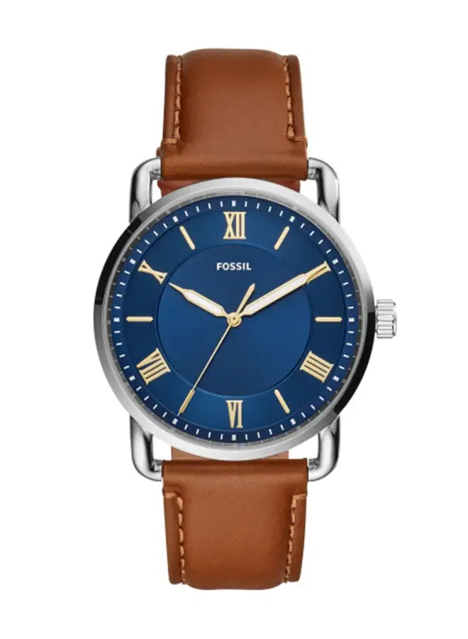 FOSSIL Men Analog Round Shape Leather Wrist Watch FS5661 - 42 Mm