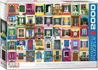 Eurographics Mediterranean Windows 2000 Piece Puzzle for Adults