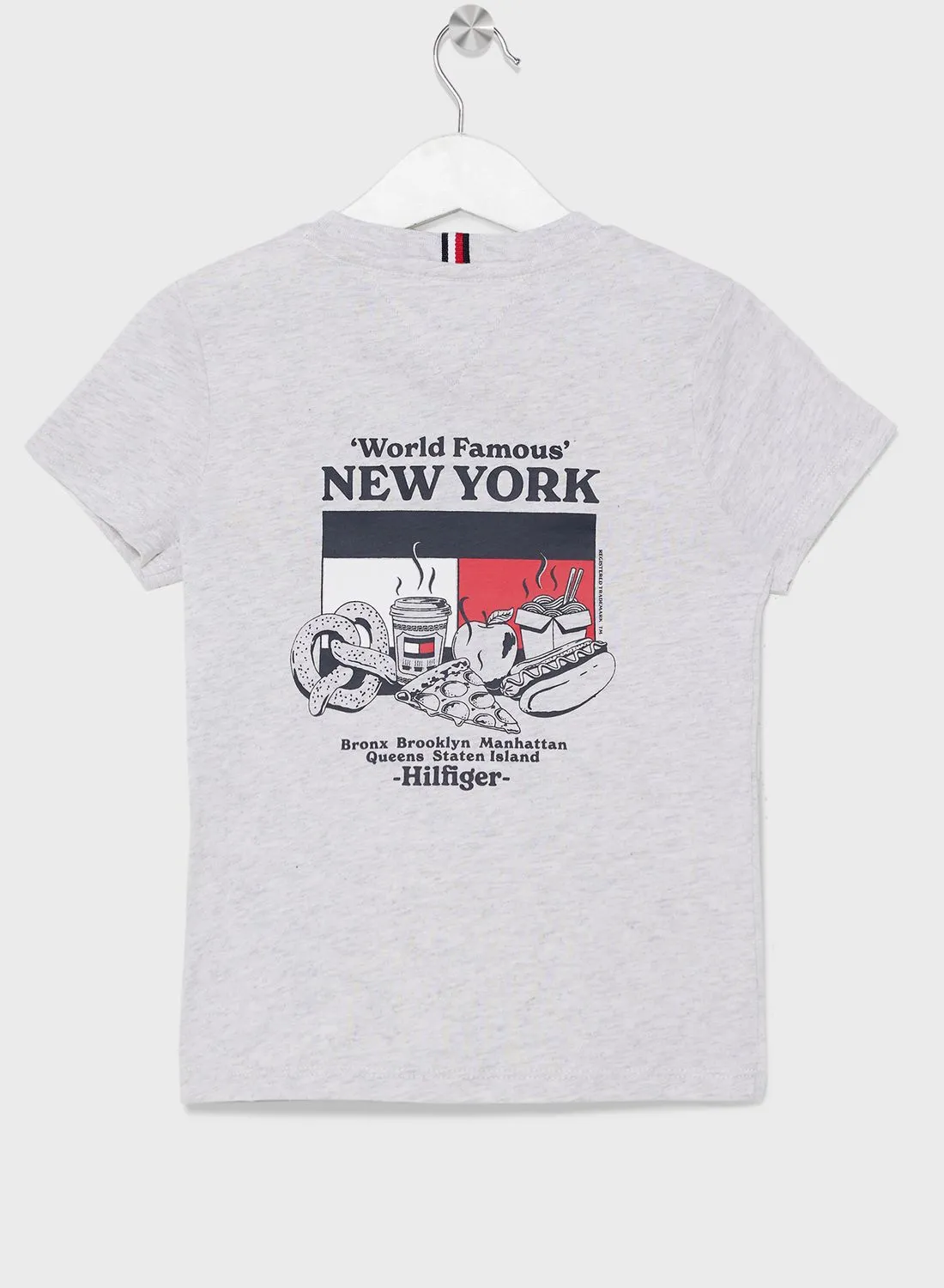 تي شيرت تومي هيلفيغر للأطفال بشعار نيويورك