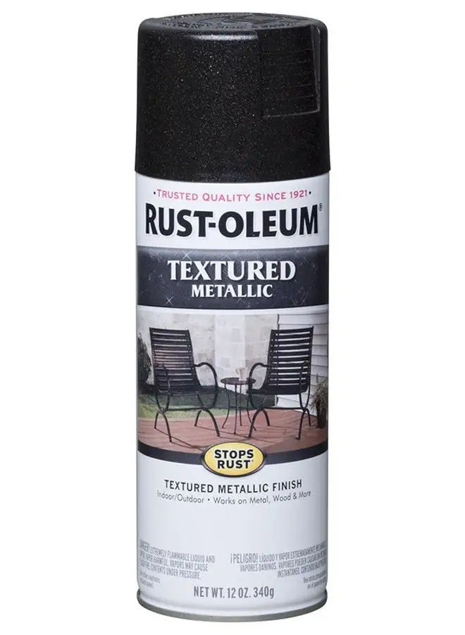 RUST-OLEUM Rust-Oleum 252304 Stops Rust Metallic Textured Spray Paint, 12 Oz, Moonlit Copper